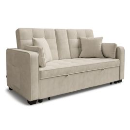 FARLOWE Fabric 2 Seater Sofabed - Beige