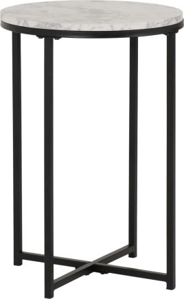 Dallas Side Table - Marble Black