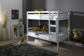 Single Bed - BURHAM 3ft Bunk Bed White