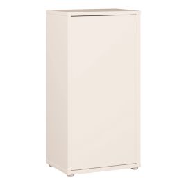 AVELINE 1 Door Display Cabinet Cupboard with Push to Open Door - Sand