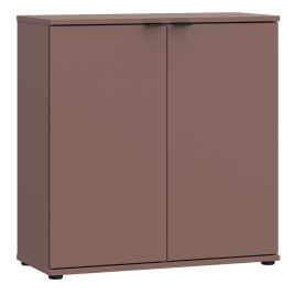 HELION 2 Door Sideboard Cupboard - Terracotta