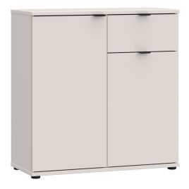 HELION 2 Door Sideboard Cupboard with Drawer - Sand