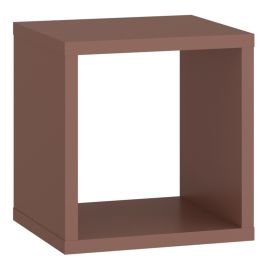 LORYTH Open Bedside Table Storage Unit - Terracotta