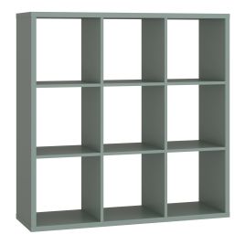 LORYTH 3x3 Bookcase Storage Unit - Sage Green