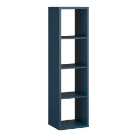 LORYTH 3 Shelves Bookcase Storage Unit - Blue