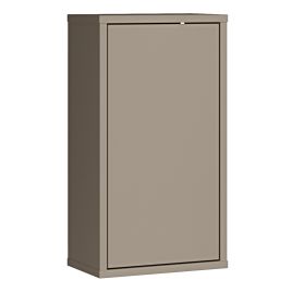 AVELINE Hanging Bathroom Storage Cabinet with 1 Push to Open Door - Taupe