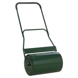 40L Lawn Roller Drum Scraper Bar Collapsible Handle Water or Sand Filled ?32cm Green