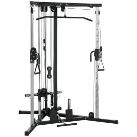 SPORTEDGE Home Gym Machine Multifunctional Gym Equipment Black