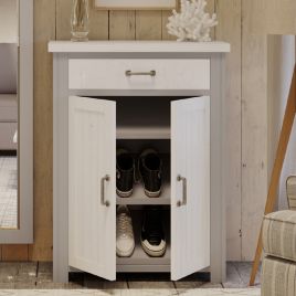 Ronald Grey Range Shoe Storage Cupboard With Drawer
