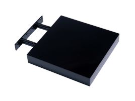 Hudson Floating Display Shelf Kit - Gloss Black-24cm