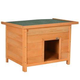 85cm Elevated Dog Kennel Wooden Pet House Outdoor Waterproof