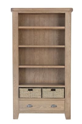 Norfolk Large Bookcase - Smoke Oak