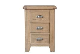 Norfolk Large Bedside Cabinet - Smoke Oak