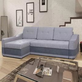 Corner Sofa - COVEHAUS 3 Seater L Shaped Sofa - Grey