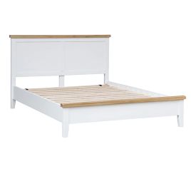 Solid Wooden 5ft Kingsize Bed Frame - White Finish