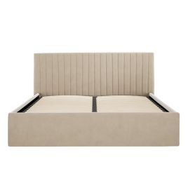 BERLIX Double Fabric Ottoman Bedframe - Beige