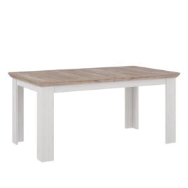Launceston Extending Dining Table 160-207cm with Snowy Oak Effect