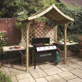 Rowlinson Party Arbour with Foldable Seat and Side Tables
