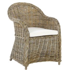 Rattan Garden Chair Natural SUSUA