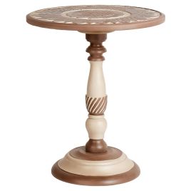 Mango Wood Side Table Dark EULO