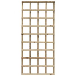 Heavy Duty Robust 6x3 Garden Trellis with Natural Timber Finish - Set of 3