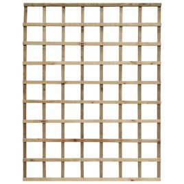 Heavy Duty Robust 6x5 Garden Trellis with Natural Timber Finish - Set of 3