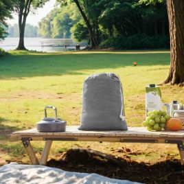 Hammock Swing - VERNA Hammock with 2 Carabiners and 2 Straps - Grey