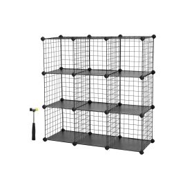Metal Wire Modular Bookcase