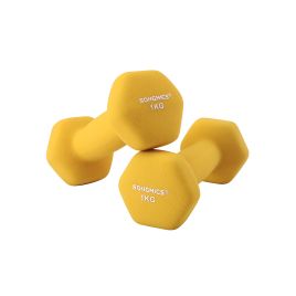 Yellow Dumbbell Set