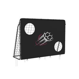 Black Football Gate with Target for Kids