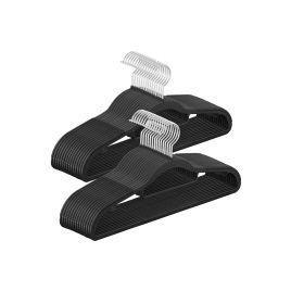 Pack of 30 Plastic Hangers Black