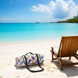 Picnic Blanket - FIORIA Large Blanket Mat Camping 300 x 200 cm - Multi Colour