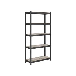 Shelving Unit - TARLIA 75 cm Wide Max Load 650 kg - Black
