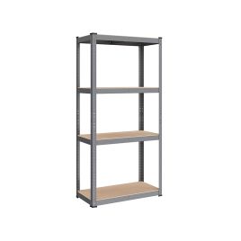 Shelving Unit - TARLIA 4 Tier Steel Max Load 520 kg - Slate Grey