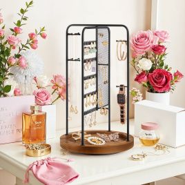 BLPABU Rotating Jewellery Display Stand - Black