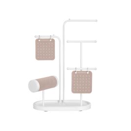 Jewellery Stand - AVOLIA 4 Hanging Rod Display - White