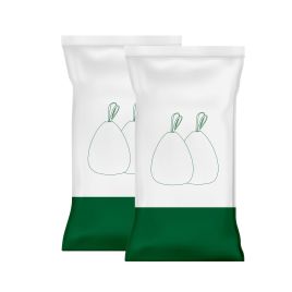 CATUCO Drawstring Bin Bags for 30L Kitchen Bins - White - 2 Roll