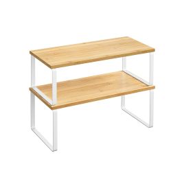 Set of 2 Cupboard Shelf Organisers