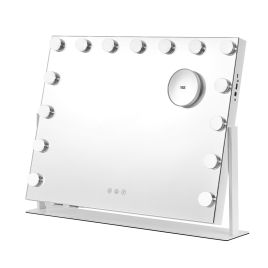 LAVETY Vanity Makeup Mirror with LED Lights - White