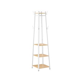 Coat Stand with 4 Shelves