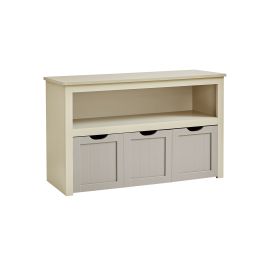 Toy Storage - ASTDA Kids Cabinet with Wheels 30 x 102 x 60 cm - Sand Beige