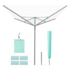 MERALA Rotary Washing Line 60 m - Silver
