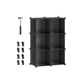 Storage Organizer - MARTTO 6 Cube Storage Organizer - Black