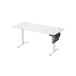 Computer Desk - ASTNOS Electric 4 Memory Heights 120cm Side Pocket - White