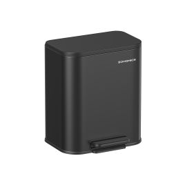 Kitchen Bin - MODRA 20L Wide Pedal Non-Slip - Black