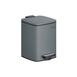 Toilet Bin - MODRA 6L Pedal Bin for Small Space - Slate Grey