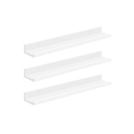 10 x 80 cm Floating Shelves, Set of 3