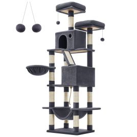 206cm Large Cat Tower with 13 Scratching Posts