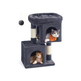 Cat Condo - LUSRAH Cat Condo for Kittens up to 3 kg - Dove Grey
