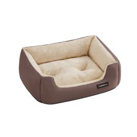 Dog Bed - GRAVAS Washable Size S Orthopedic Comfort - Coffee Brown